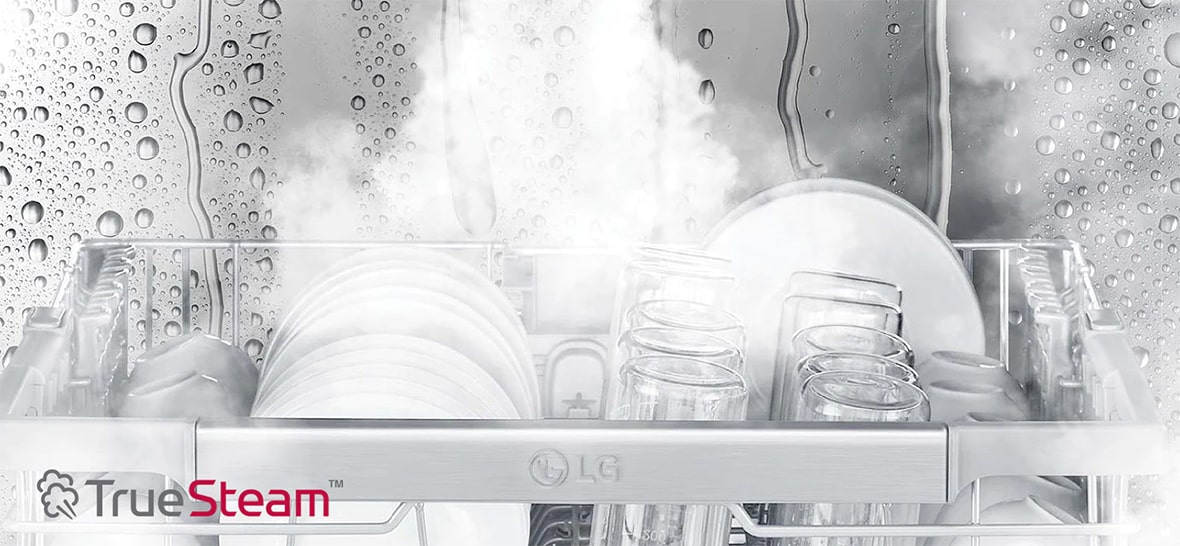 ظرفشویی الجی مدل DFB425FW 11 شستشوی ظروف با بخار