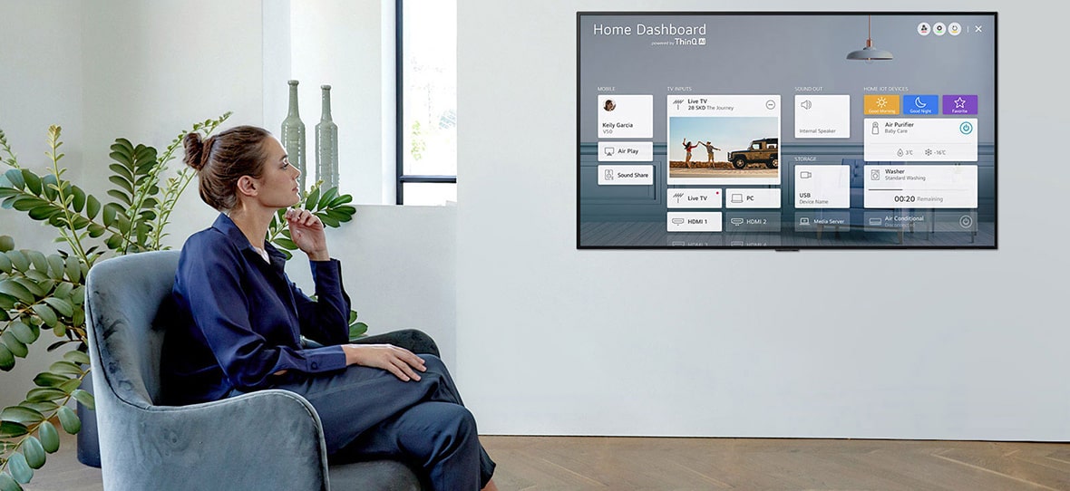 تلویزیون OLED الجی مدل 77CX 13 عملکردی قدرتمند توسط امکانات اسمارت پیشرفته