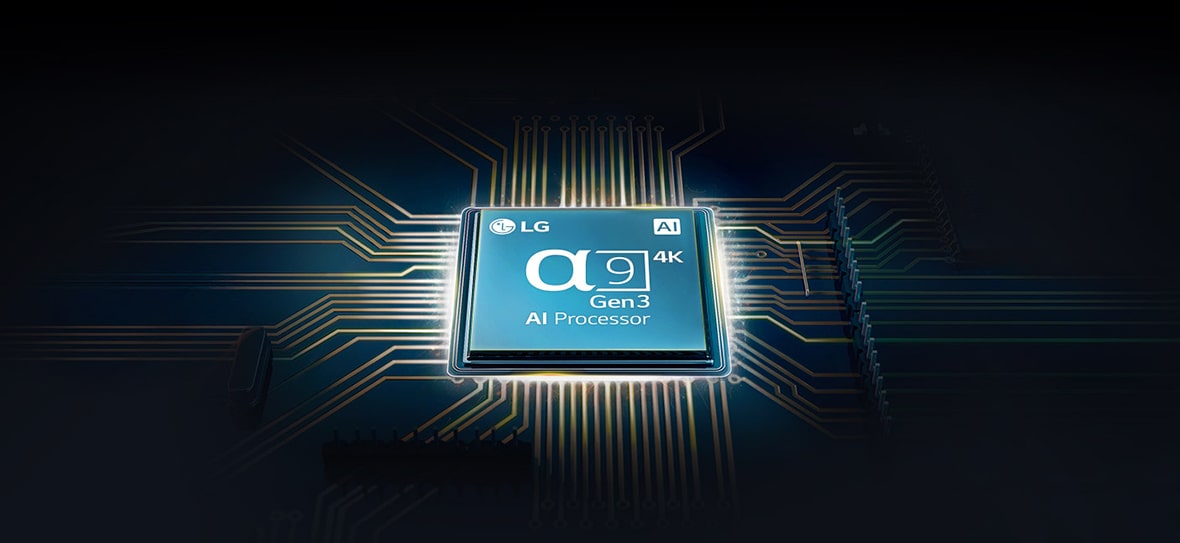 تلویزیون OLED الجی مدل 77CX 10 موتور پردازشگر a9 Gen3 Al