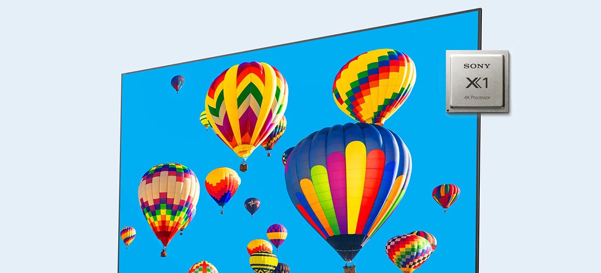 تلویزیون سونی مدل 65X7577H 9 پردازشگر 4K X1 سونی